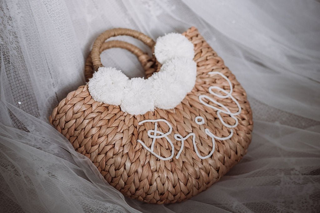 Bride Korbtasche ♡ JGA Tasche ♡ Geschenk für die Braut - Wedding-Secrets