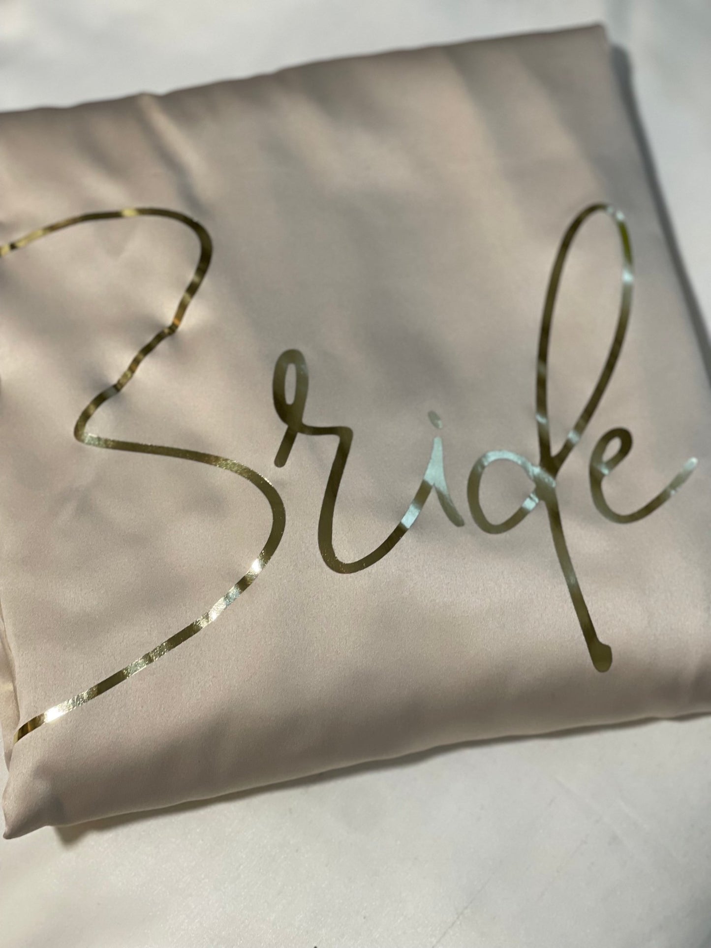 BRIDE SATIN Morgenmantel ♡ Kimono Hochzeit - Wedding-Secrets