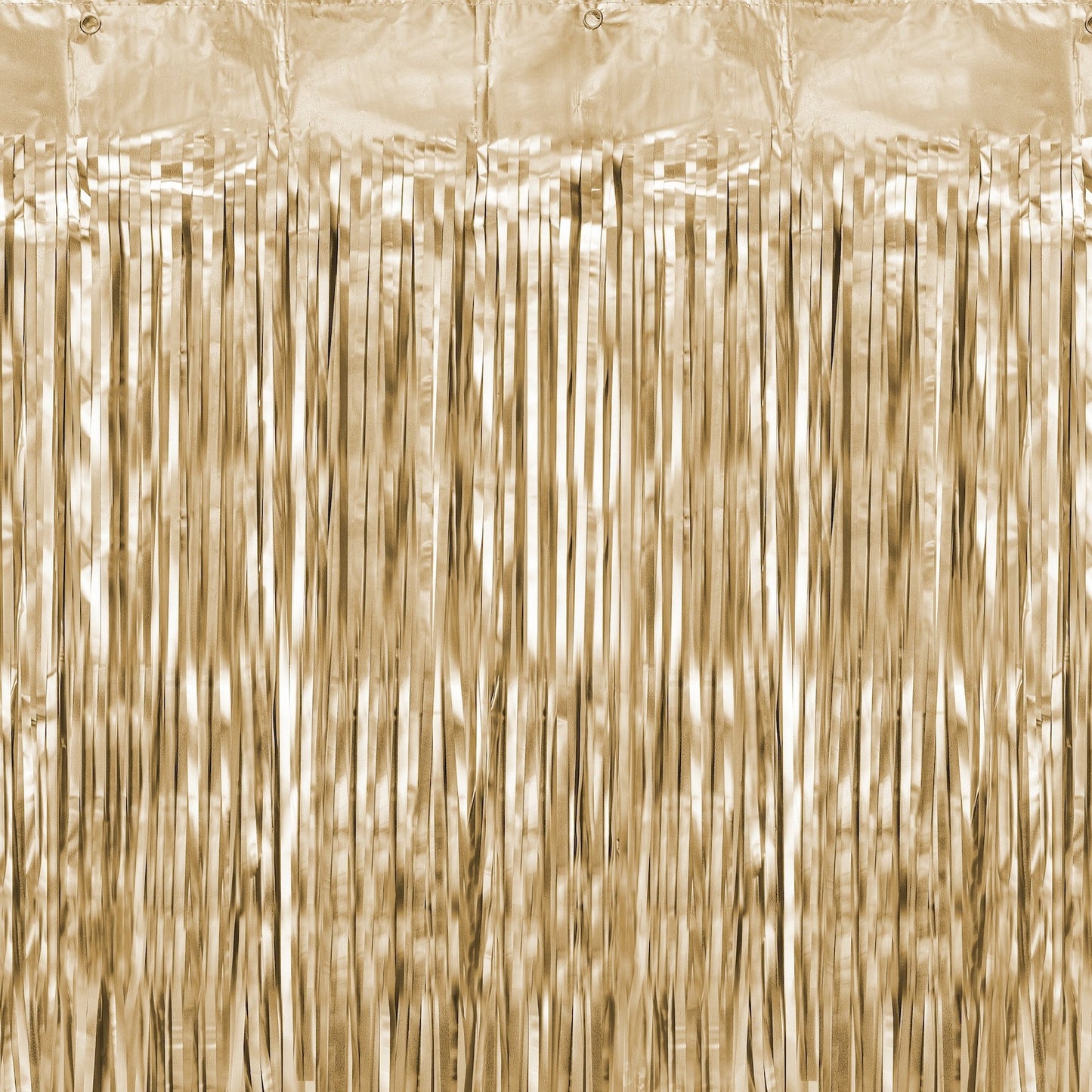 Goldener Lametta Vorhang - Wedding-Secrets