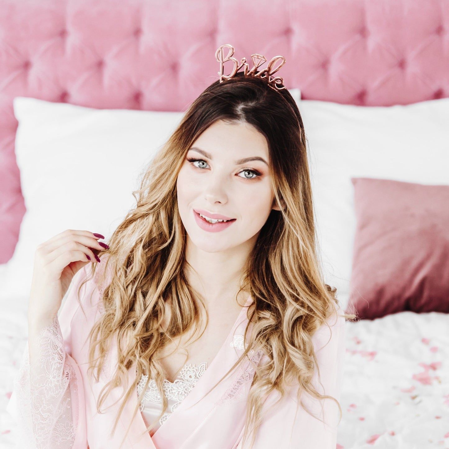 JGA BRIDE Haarreif in Roségold - Wedding-Secrets