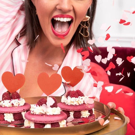 Rosa Konfetti-Herzen ♡ - Wedding-Secrets