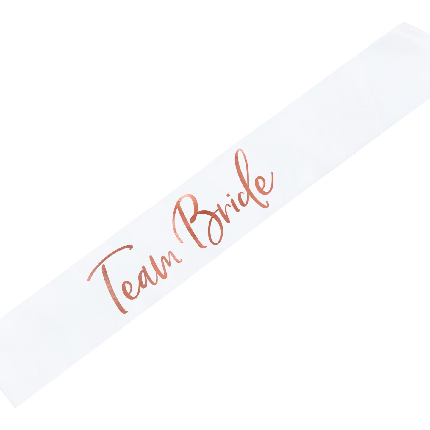 TEAM BRIDE Schärpe weiß - Wedding-Secrets