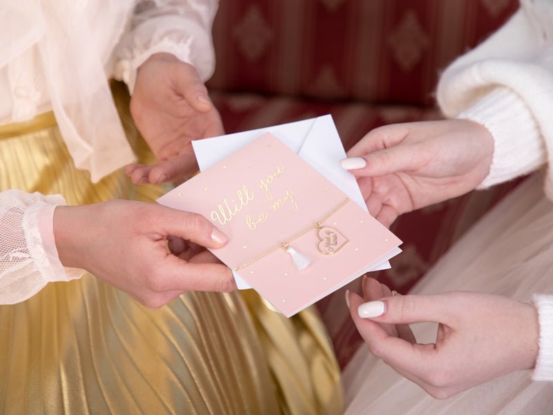 Armband-Karte Will you be my Maid of honor ♡ Willst Du meine Trauzeugin sein? - Wedding-Secrets