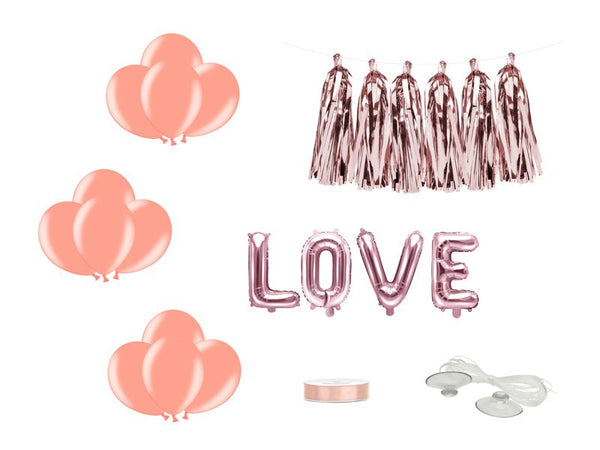 Auto Deko-Set LOVE - Wedding-Secrets