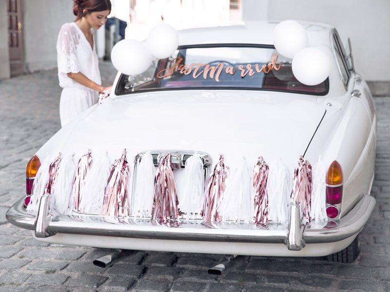 Autoschmuck JUST MARRIED ♡ - Wedding-Secrets