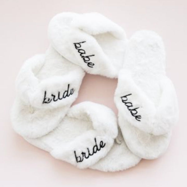 BABE KUSCHEL FLIP-FLOPS ♡ JGA Geschenk - Wedding-Secrets