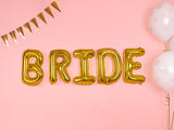 BRIDE JGA Deko Folienballon-Set in Gold - Wedding-Secrets