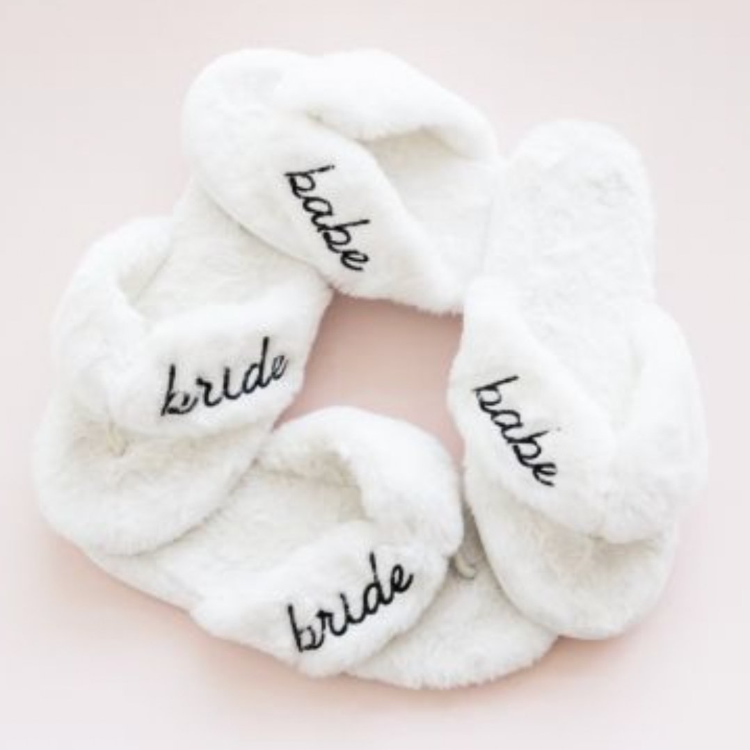 BRIDE KUSCHEL FLIP-FLOPS ♡ JGA Geschenk - Wedding-Secrets