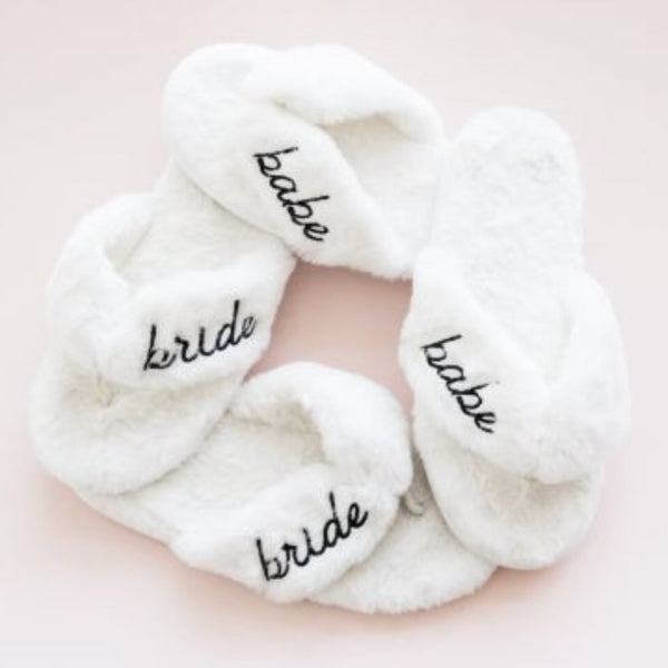 BRIDE KUSCHEL FLIP-FLOPS ♡ JGA Geschenk - Wedding-Secrets