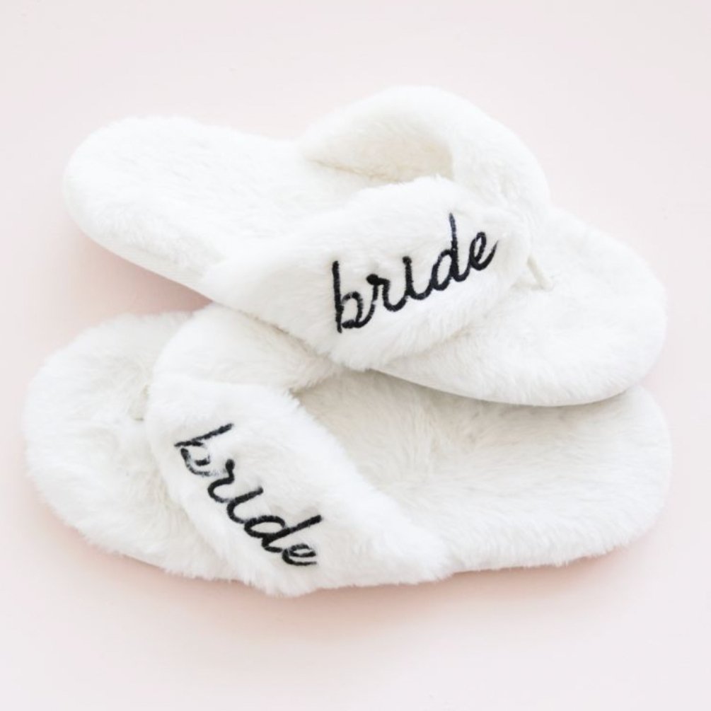 BRIDE KUSCHEL FLIP-FLOPS ♡ JGA Geschenk - Wedding-Secrets