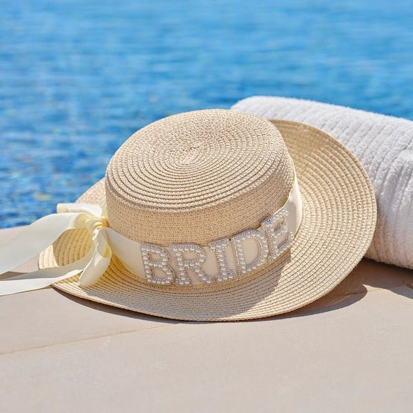 BRIDE Sonnenhut ♡ Hut für die Braut - Wedding-Secrets