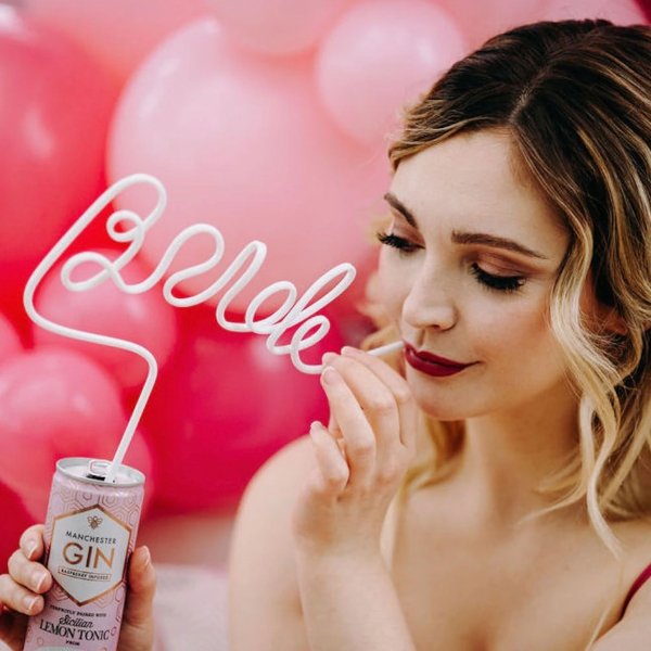 BRIDE Strohhalm ♡ JGA Accessoire - Wedding-Secrets