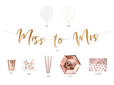 Bride to be Deko / JGA Deko Set (60-teilig) - Wedding-Secrets