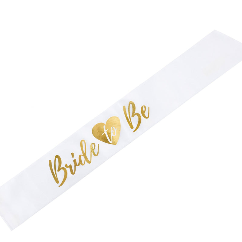BRIDE TO BE Schärpe HERZ - Wedding-Secrets