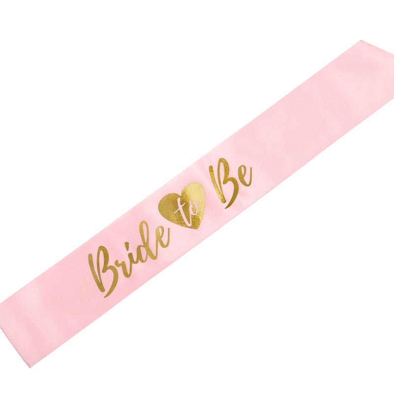 BRIDE TO BE Schärpe light pink - Wedding-Secrets