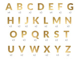 Buchstaben Girlande "zum selbst gestalten" als JGA Deko - Wedding-Secrets