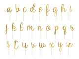 Buchstaben Topper "zum selbst gestalten" - Wedding-Secrets
