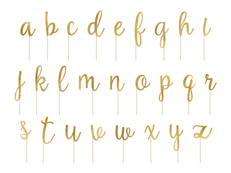 Buchstaben Topper "zum selbst gestalten" - Wedding-Secrets