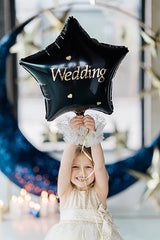 Buchstabenaufkleber in gold ♡ zum personalisieren von Ballons - Wedding-Secrets
