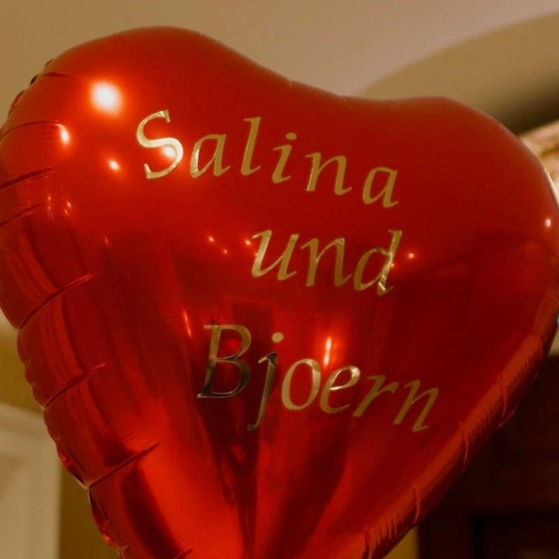 Buchstabenaufkleber in gold ♡ zum personalisieren von Ballons - Wedding-Secrets