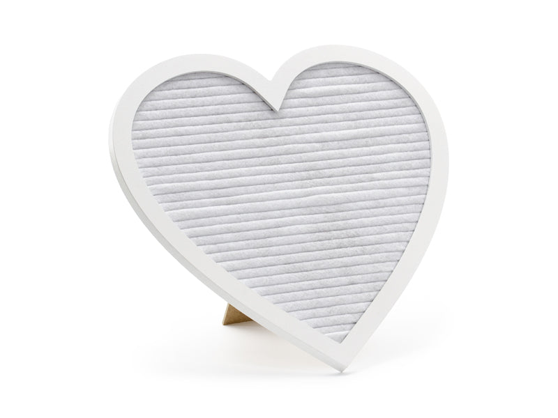 Buchstabentafel HERZ - Wedding-Secrets