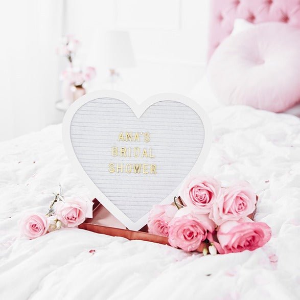 Buchstabentafel HERZ - Wedding-Secrets