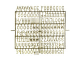 Buchstabentafel HERZ - Wedding-Secrets