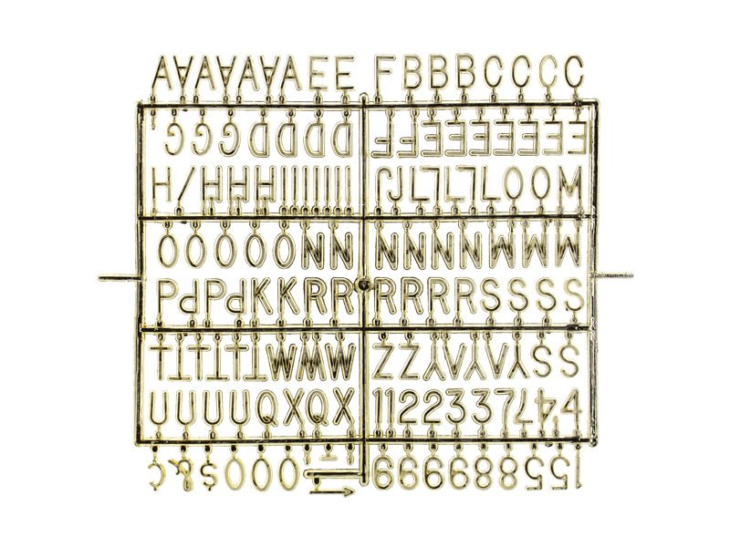 Buchstabentafel HERZ - Wedding-Secrets