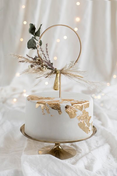 Cake-Topper CIRCLE aus Holz "zum selbst gestalten" - Wedding-Secrets