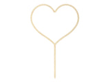 Cake-Topper HERZ aus Holz "zum selbst gestalten" - Wedding-Secrets