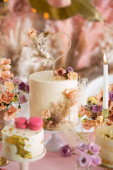 Cake-Topper HERZ aus Holz "zum selbst gestalten" - Wedding-Secrets