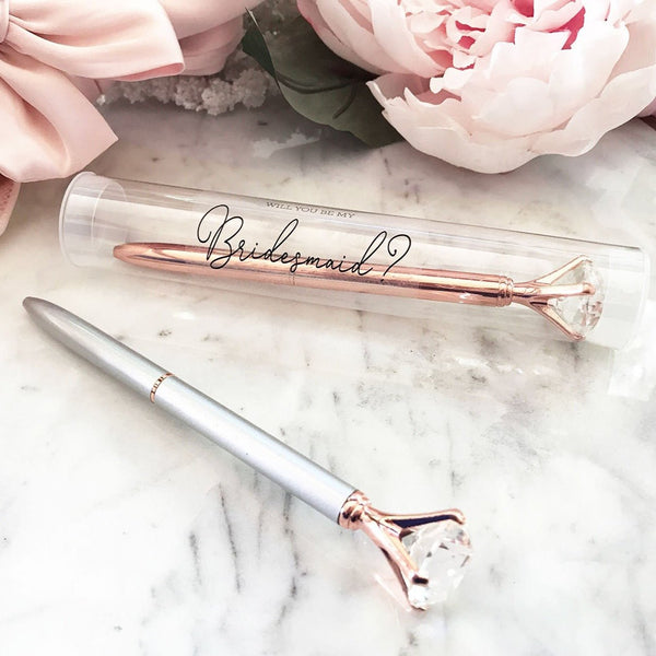 Diamant Kugelschreiber mit Geschenkbox - Wedding-Secrets