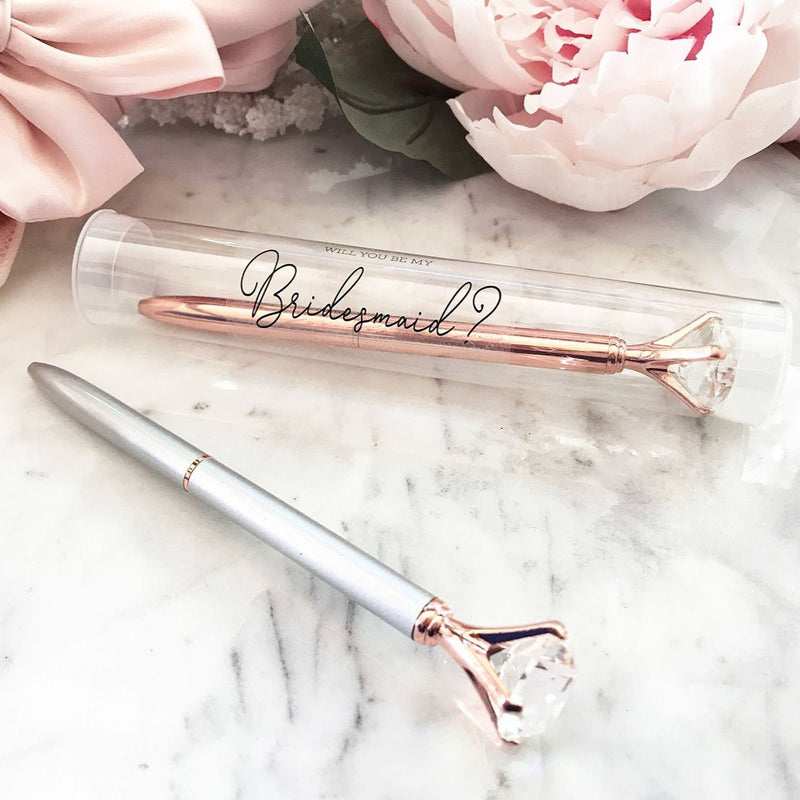Diamant Kugelschreiber mit Geschenkbox - Wedding-Secrets