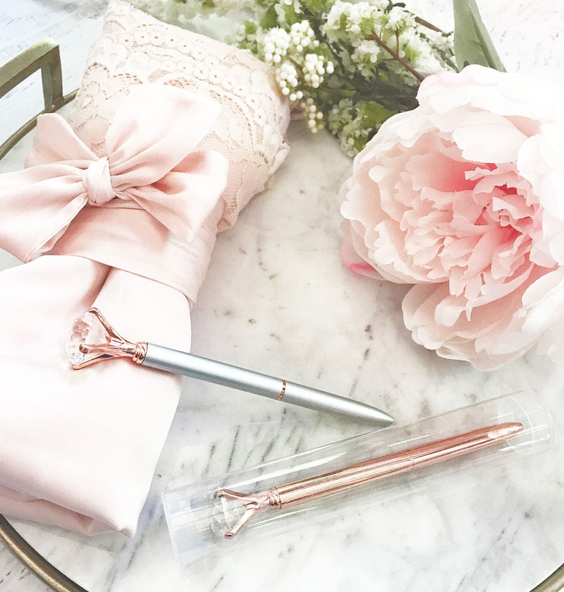 Diamant Kugelschreiber mit Geschenkbox - Wedding-Secrets