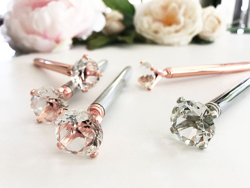 Diamant Kugelschreiber mit Geschenkbox - Wedding-Secrets