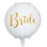 Folienballon BRIDE, weiß - Wedding-Secrets