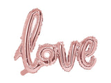 Folienballon Love roségold, 73x59cm JGA Deko - Wedding-Secrets