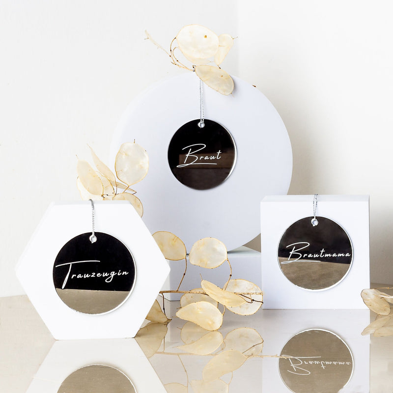 Geschenkanhänger ♡ Braut, Bride, Trauzeugin uvm. - Wedding-Secrets