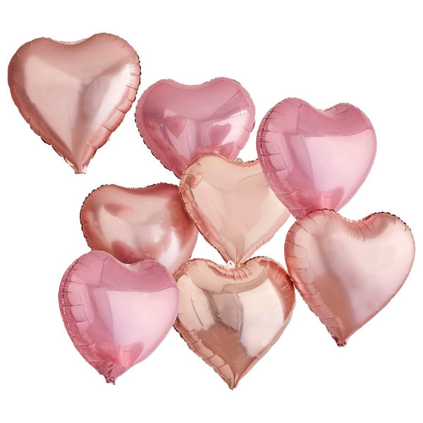Herz Ballons mit Aufklebern zum personalisieren - Wedding-Secrets