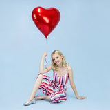 HERZ Folienballon rot (Ø 61 cm) - Wedding-Secrets