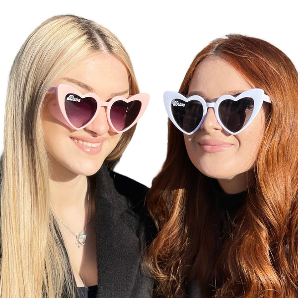 HERZ Sonnenbrille ♡ JGA Sonnenbrillen - Wedding-Secrets