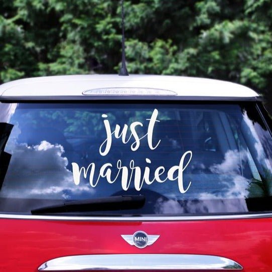 JUST MARRIED STICKER ♡ - Wedding-Secrets