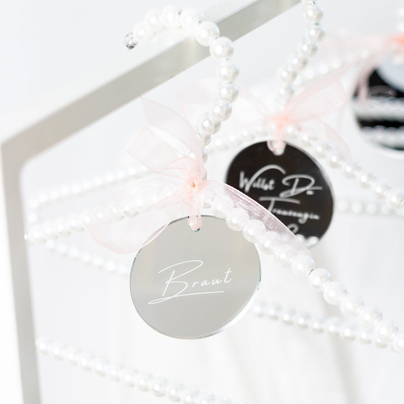 Kleiderbügel im Perlen Design ♡ - Wedding-Secrets