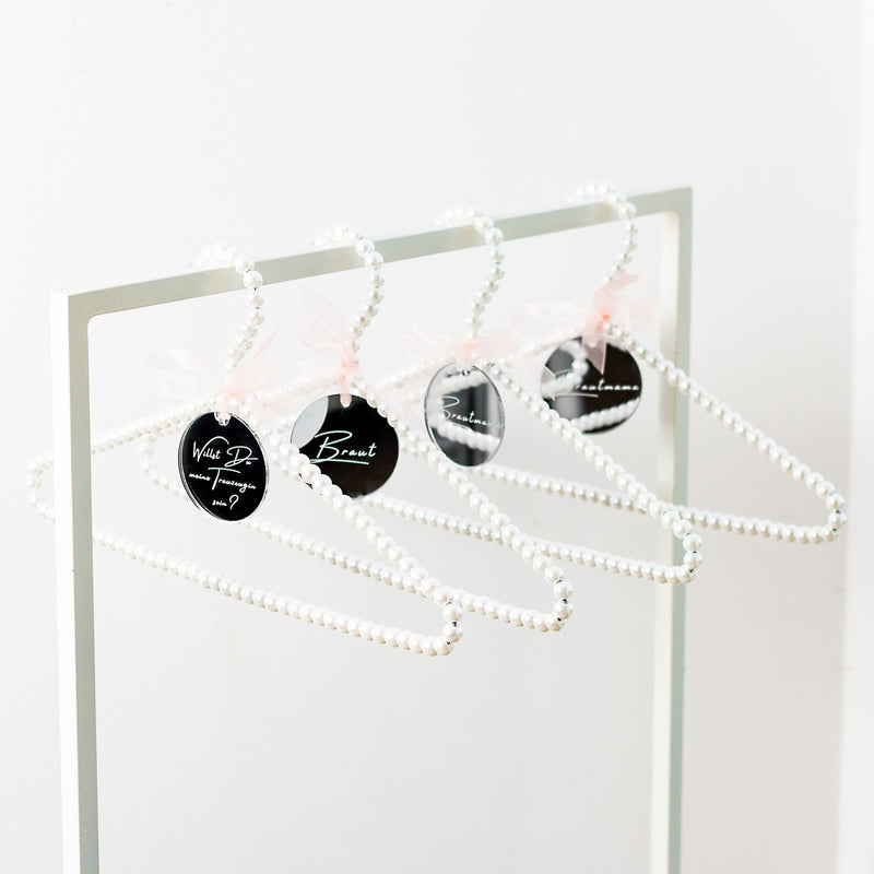 Kleiderbügel im Perlen Design ♡ - Wedding-Secrets
