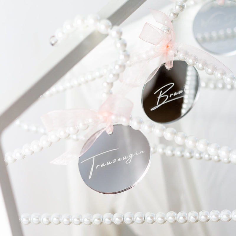 Kleiderbügel im Perlen Design ♡ - Wedding-Secrets