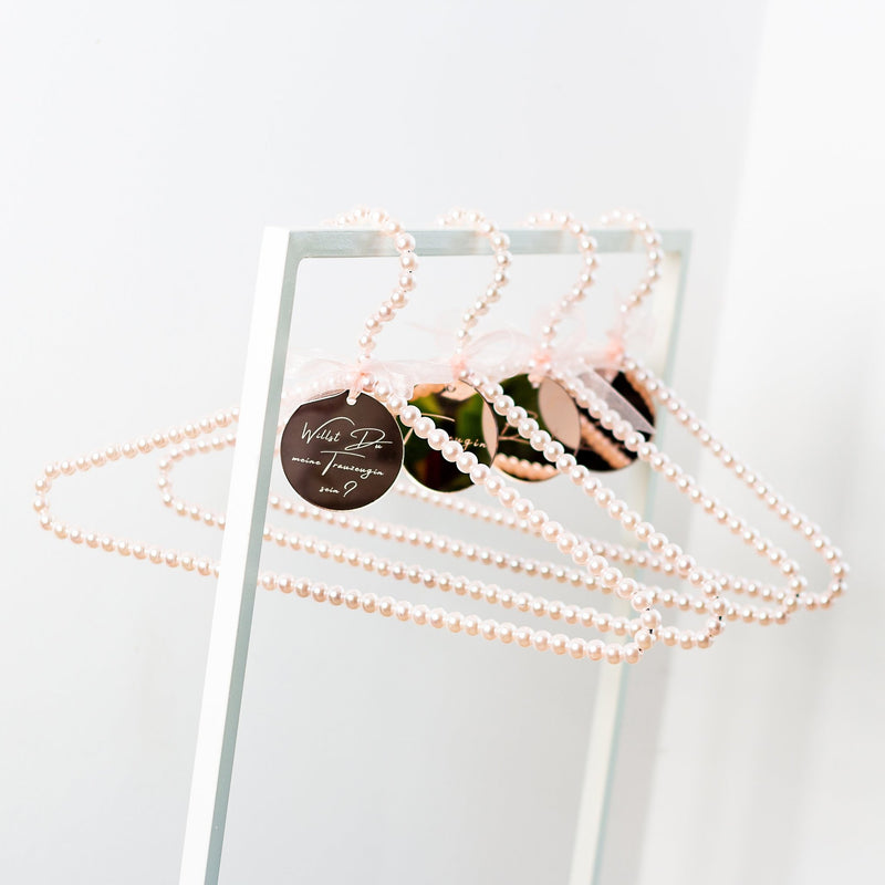 Kleiderbügel im Perlen Design ♡ - Wedding-Secrets