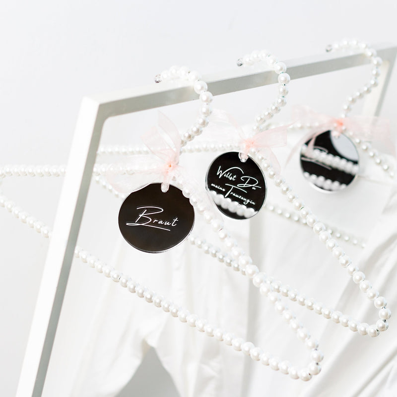 Kleiderbügel im Perlen Design ♡ - Wedding-Secrets