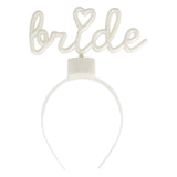 LED BRIDE Haarreifen für den JGA - Wedding-Secrets
