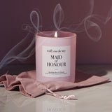 MAID OF HONOUR Duftkerze pink - Wedding-Secrets