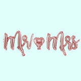 Mr. ♡ Mrs. Folienballon roségold - Wedding-Secrets